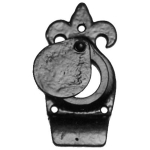 Kirkpatrick (1486) - Fleur De Lys Cylinder Pull - Black