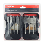 6 Piece Flat Wood Bit Set