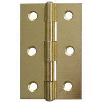 3inch Steel Butt Hinge (Pair) - Electro Brass