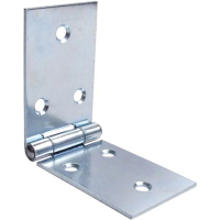 Steel Back Flap Hinge 100 x 32mm - Galvanised