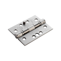 4inch Ball Bearing Security Hinge (Pair) - Satin Stainless Steel