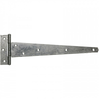 12inch Metal Medium T Hinge (Pair) - Galvanised