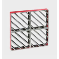 Intumescent Air Transfer Grille 150mm x 300mm x 40mm