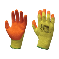 Multi Purpose Latex Grip Gloves - Large (Size 9)