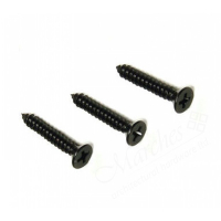 12 x 1½inch Black Pozi Countersunk screws (200)
