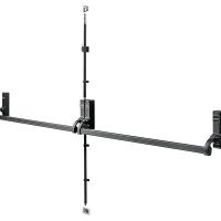 Double Reversible Panic Bolt Set - Black