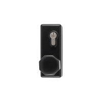 Outside Access Device With Knob - Black