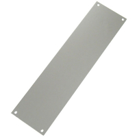 Finger Plate - 300mm x 75mm - Satin Anodised Aluminium