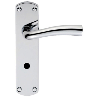 Cinco Lever Bathroom Handle Set - Polished Chrome