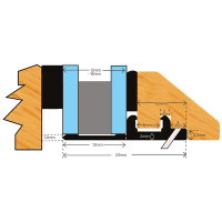 Exitex - Mini Lokbead 36mm X 50mm - Brown