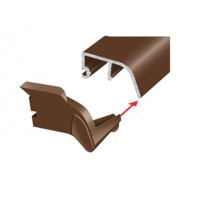 POSILOK 32 END CAP (Pair) - Brown