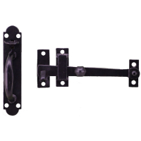 Kirkpatrick (3622) - Suffolk Latch Set - Black