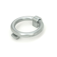 Ring Door Knocker - Satin Chrome