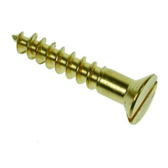 Brass Slotted Countersunk Screws