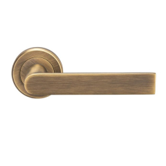 Edge Lever Handles on Rose (Set)