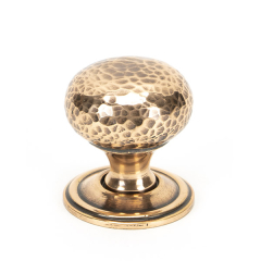 From the Anvil Hammered Mushroom Cabinet Knob