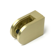 63 x 45mm D Shaped Glass Clamp (10mm Glass)