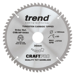 Trend Aluminium & Plastic Saw Blades