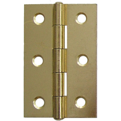 3Inch Steel Butt Hinge (Pair) - Electro Brass