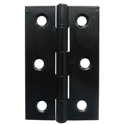 3Inch Light Duty Steel Butt Hinge (Pair) - Black