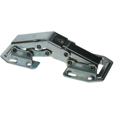 Easy Mount & Sprung Kitchen Hinge 90º (Pair) - Zinc Plated