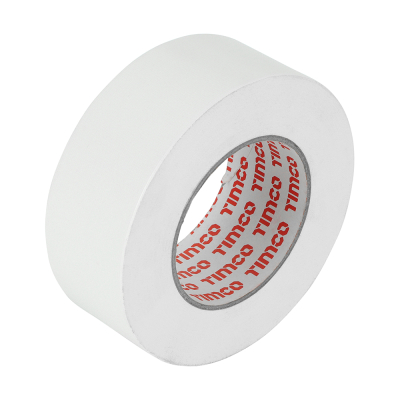 White Double Sided Tape 50mm x 25m