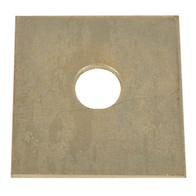 Square Plate Washers - M12 x 50mm x 50mm - BZP (30)