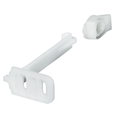 White Child Safety Drawer Catch - White