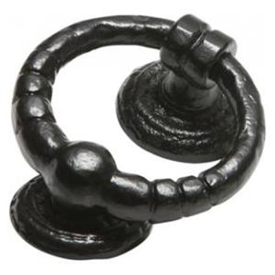 Kirkpatrick (846) - 5Inch Ring Door Knocker - Black