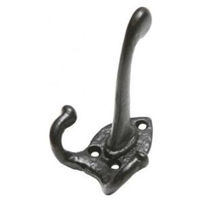 Kirkpatrick (734) - Triple Hat & Coat Hook - Black
