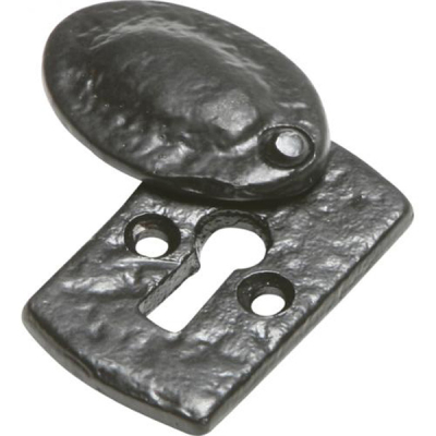 Kirkpatrick (1490) - Square Escutcheon with Oval Cover - Black