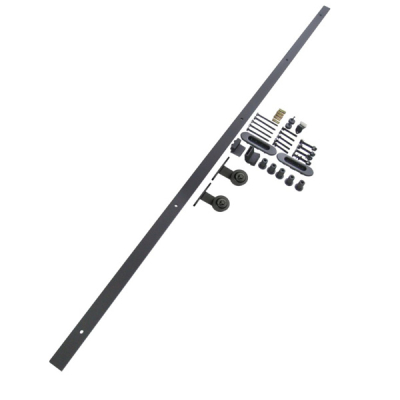 Rustic 100kg Top Mount Sliding Door Hardware Kits