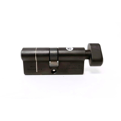 6 Pin Black Euro Cylinders with Thumbturn - KD