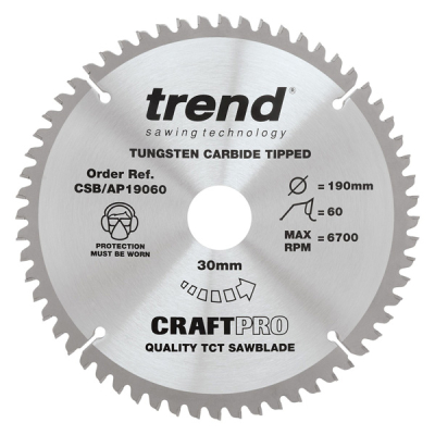 Trend Aluminium & Plastic Saw Blades