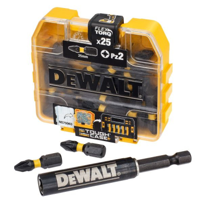 Dewalt Extreme Flextorq PZ2 Impact Bits (25) + Magnetic Holder